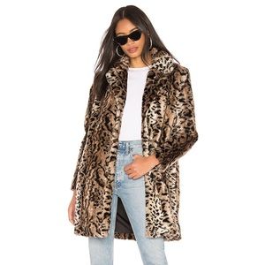 Revolve leopard coat